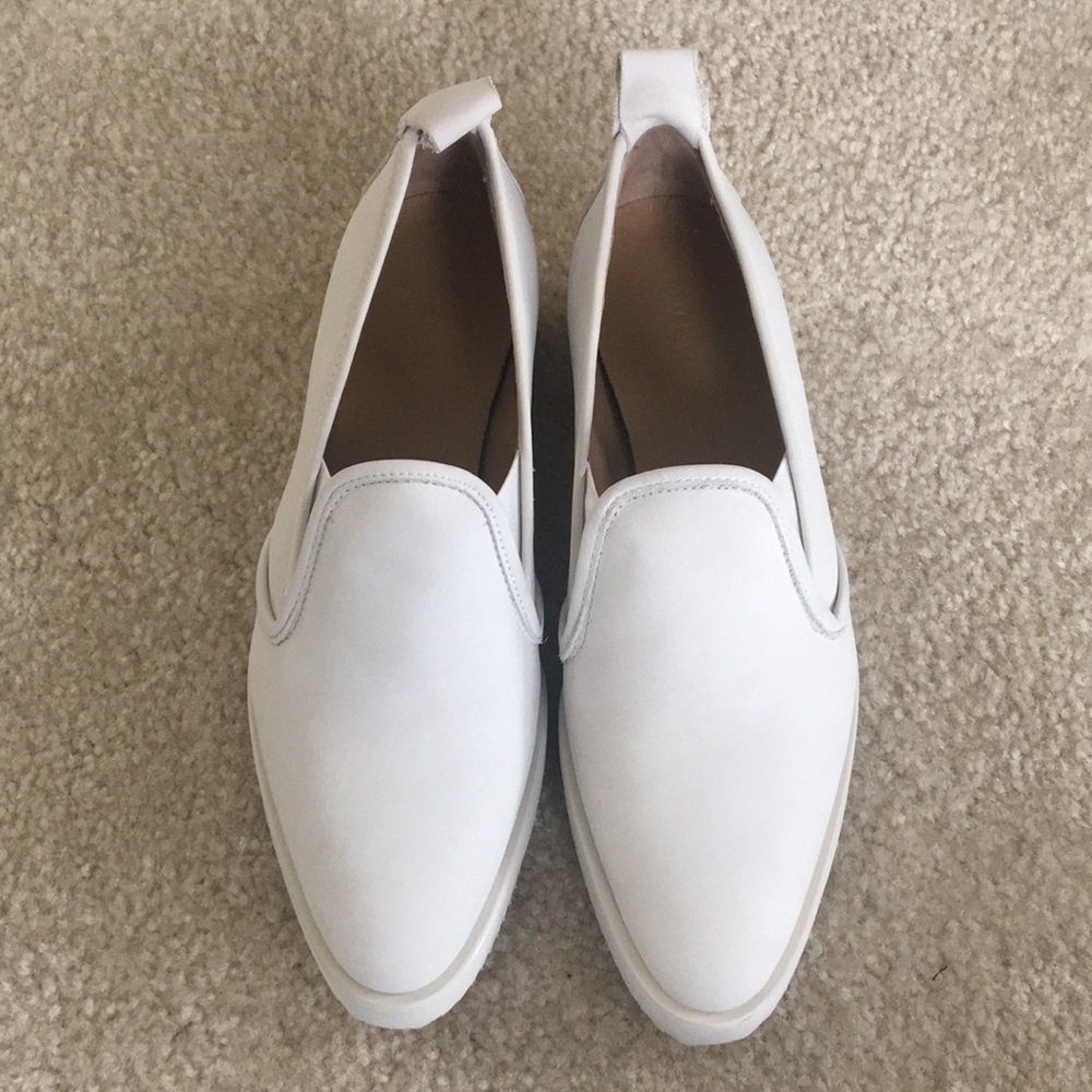 Everlane White Nubuck Sneaker Shoes Size 9